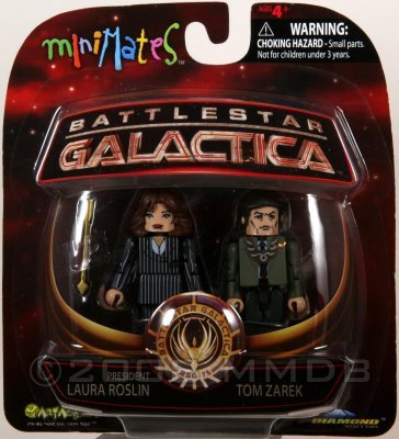 Battlestar Galactica Minimates Series 4 President Laura Roslin /& Tom Zarek