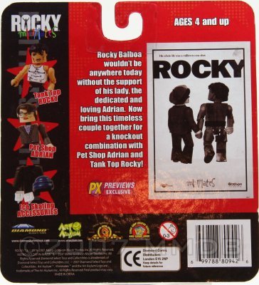 Rocky Minimates Previews Exclusive First Date Tank Top Rocky Stallone