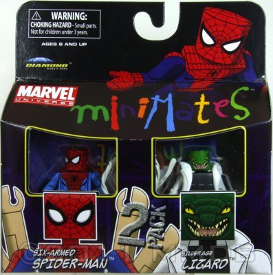 Marvel Minimates Series 37 Six-Armed Spider-Man /& Silver Age Lizard