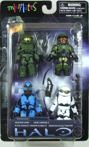 Cobalt Halo Minimates Series 1 Elite Assault Armor
