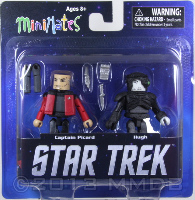 Star Trek Legacy Minimates TRU Wave 1 Captain Picard & Hugh 