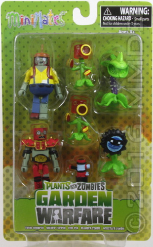 Plantes vs Zombies Minimates Garden Warfare Series 2 Box Set 