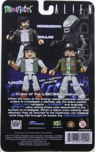 Alien Minimates Crew of the USCSS Nostromo Dallas