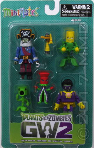 Plants vs. Zombies Garden Warfare Action Figure 2-Pack Set